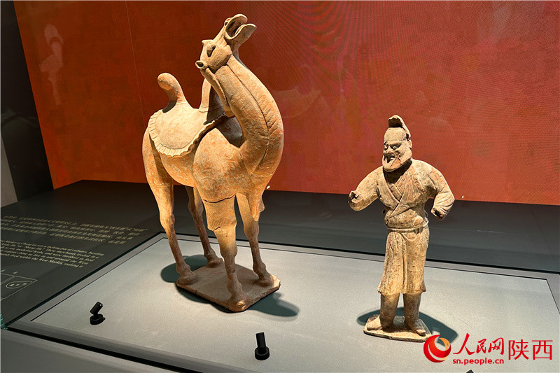 四方館展覽的出土文物。人民網(wǎng)記者 李志強(qiáng)攝
