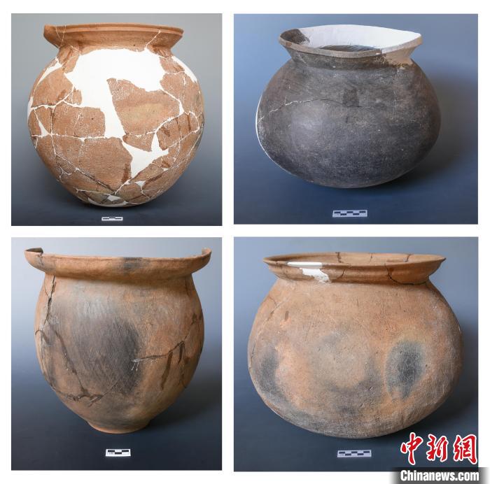 古城村商代甕棺葬具 國家文物局供圖 古城村商代甕棺葬具 國家文物局供圖