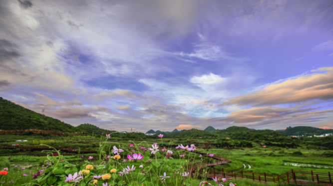黃果樹旅游區(qū)的美景。