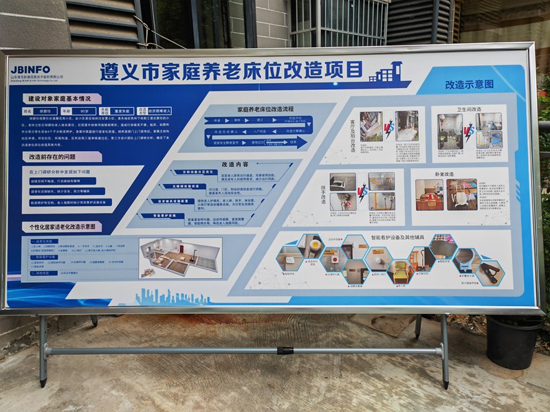 遵義市開(kāi)展特殊困難老年人家庭適老化改造示意圖。貴州省民政廳供圖